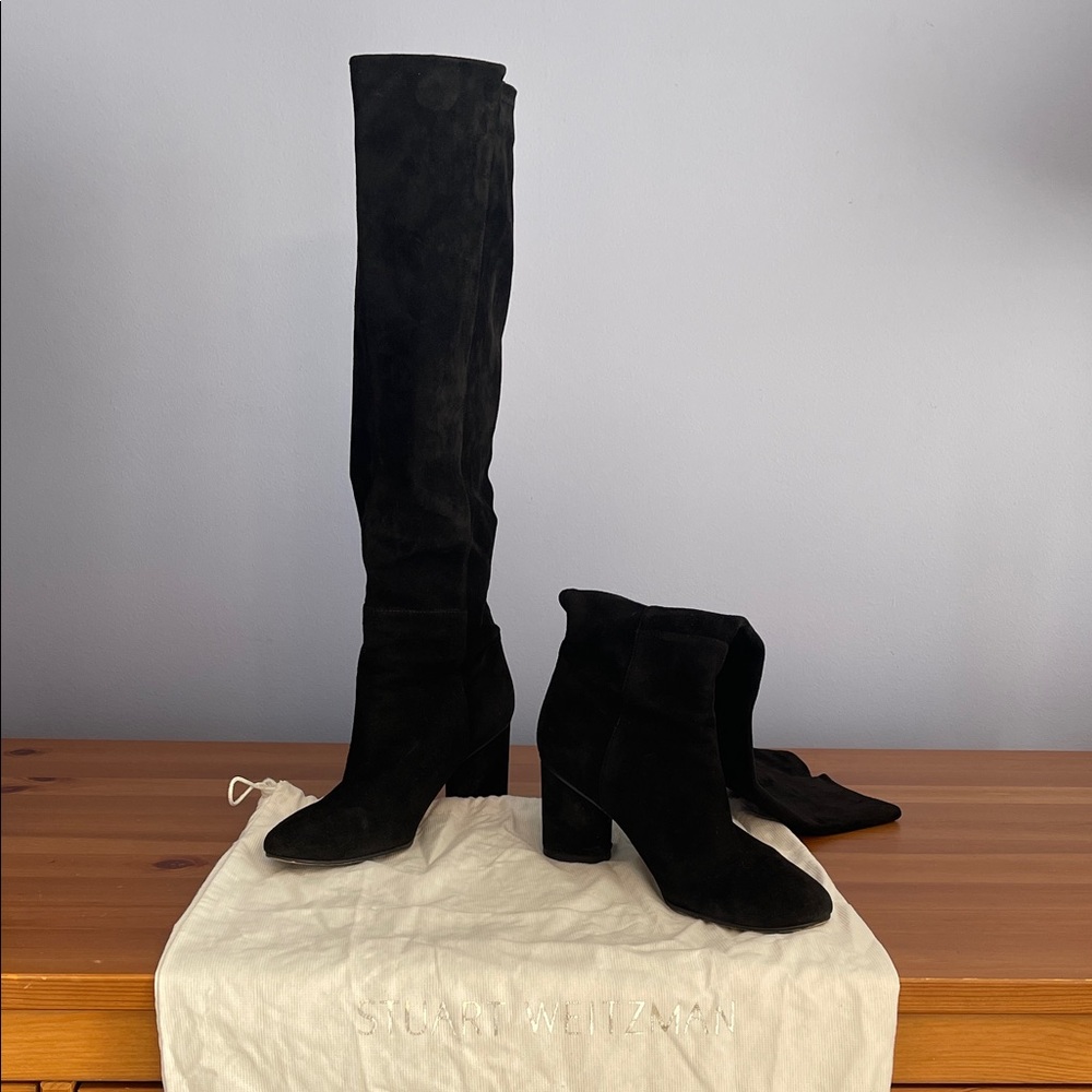 Stuart Weitzman Black Over the Knee Boots